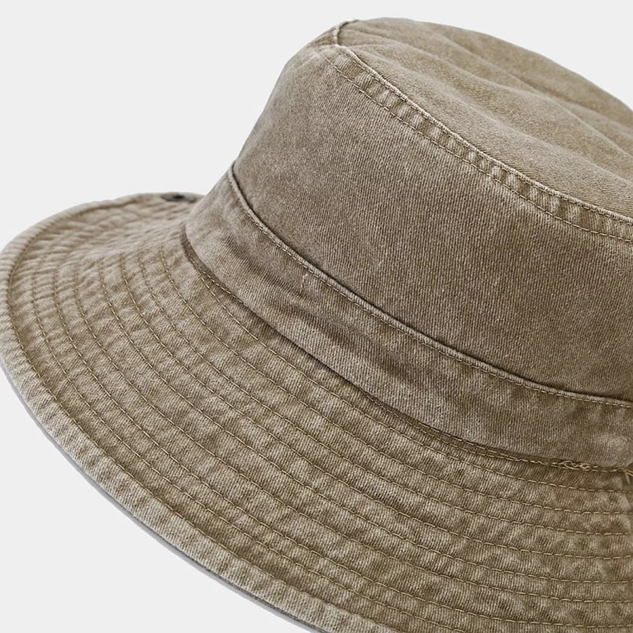 Wide-Brim Sun Protection Bucket Hat Apparel and Accessories
