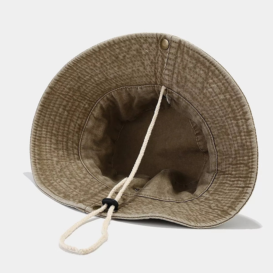 Wide-Brim Sun Protection Bucket Hat Apparel and Accessories