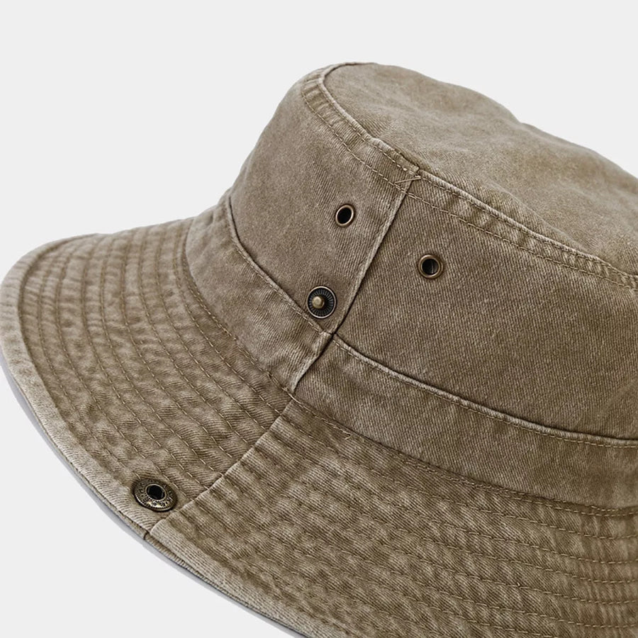 Wide-Brim Sun Protection Bucket Hat Apparel and Accessories