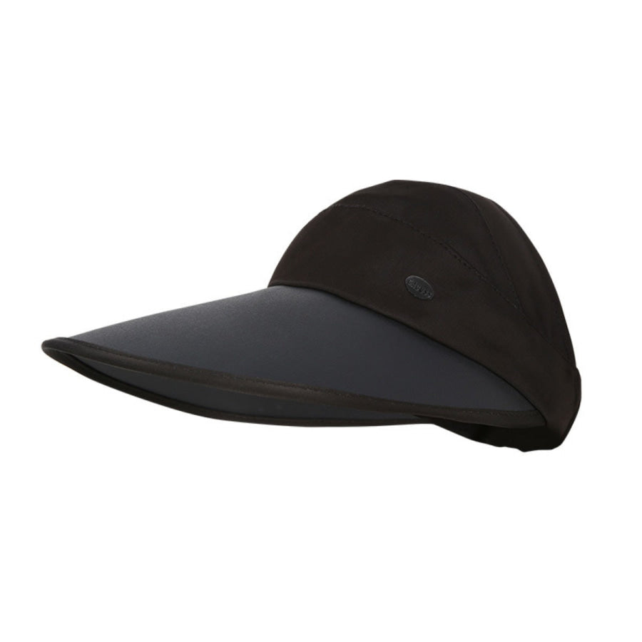 Wide Brim Sun Visor Hat Black / One Size Apparel and Accessories