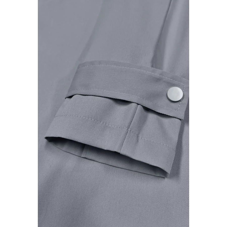 Wide Lapels Belt Trench Coat Apparel and Accessories