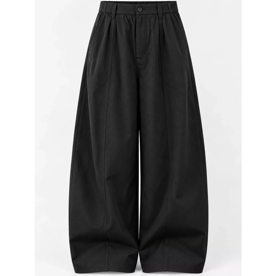 Wide-Leg Cargo Pants Apparel and Accessories