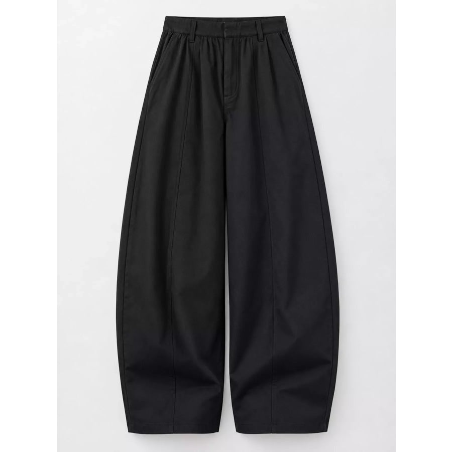 Wide-Leg Cargo Pants Apparel and Accessories