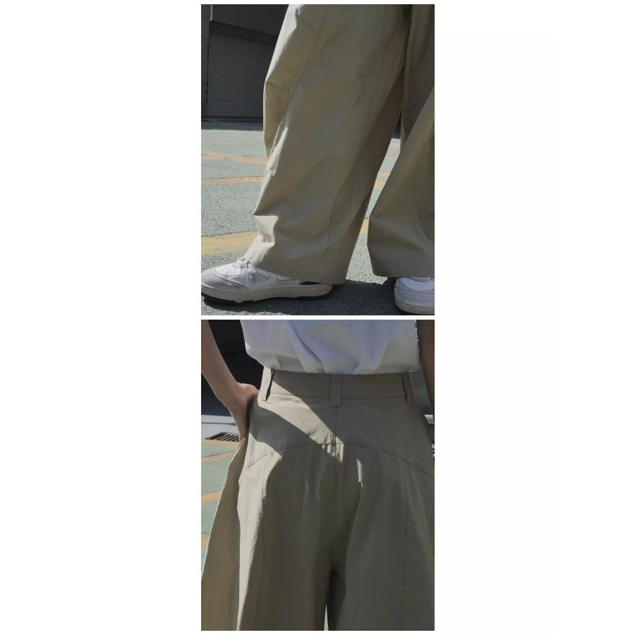 Wide-Leg Casual Pants Apparel and Accessories
