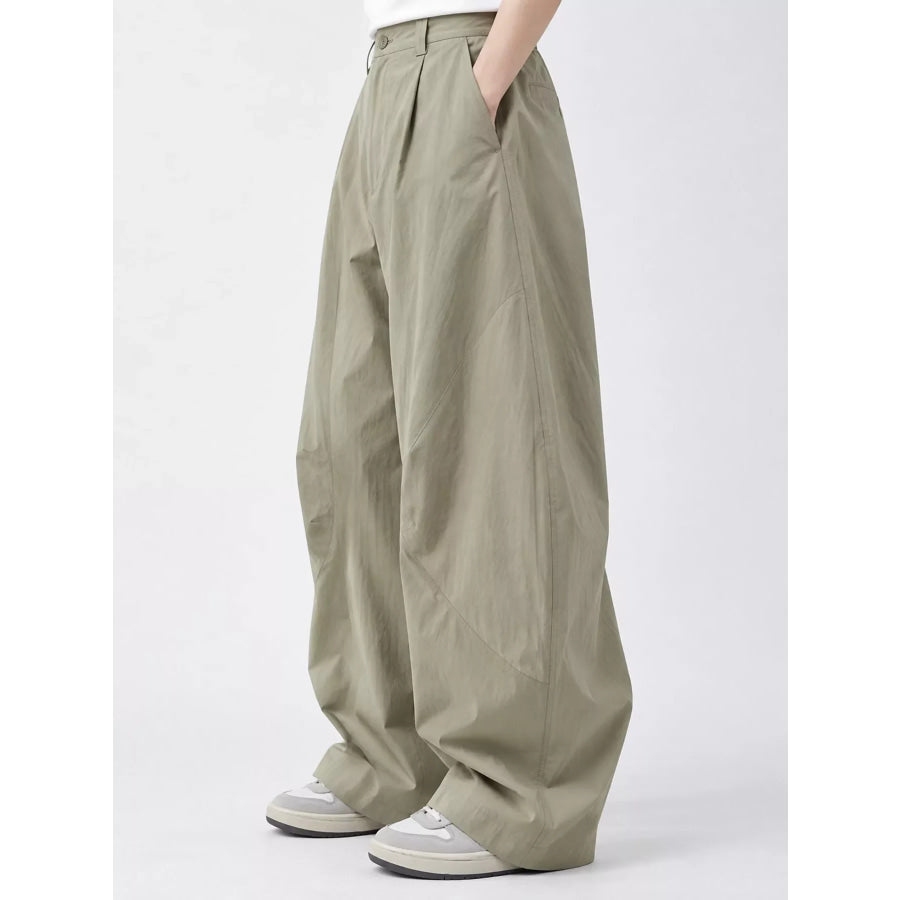 Wide-Leg Casual Pants Apparel and Accessories
