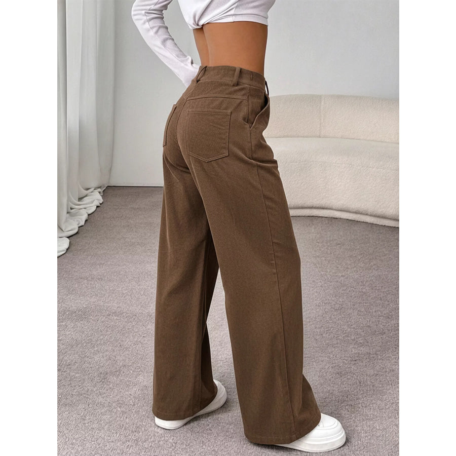 Wide Leg Casual Pants Apparel and Accessories