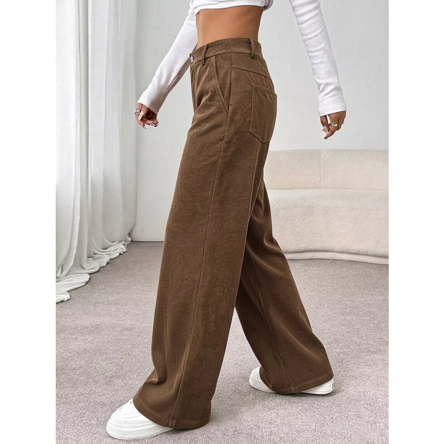 Wide Leg Casual Pants Apparel and Accessories