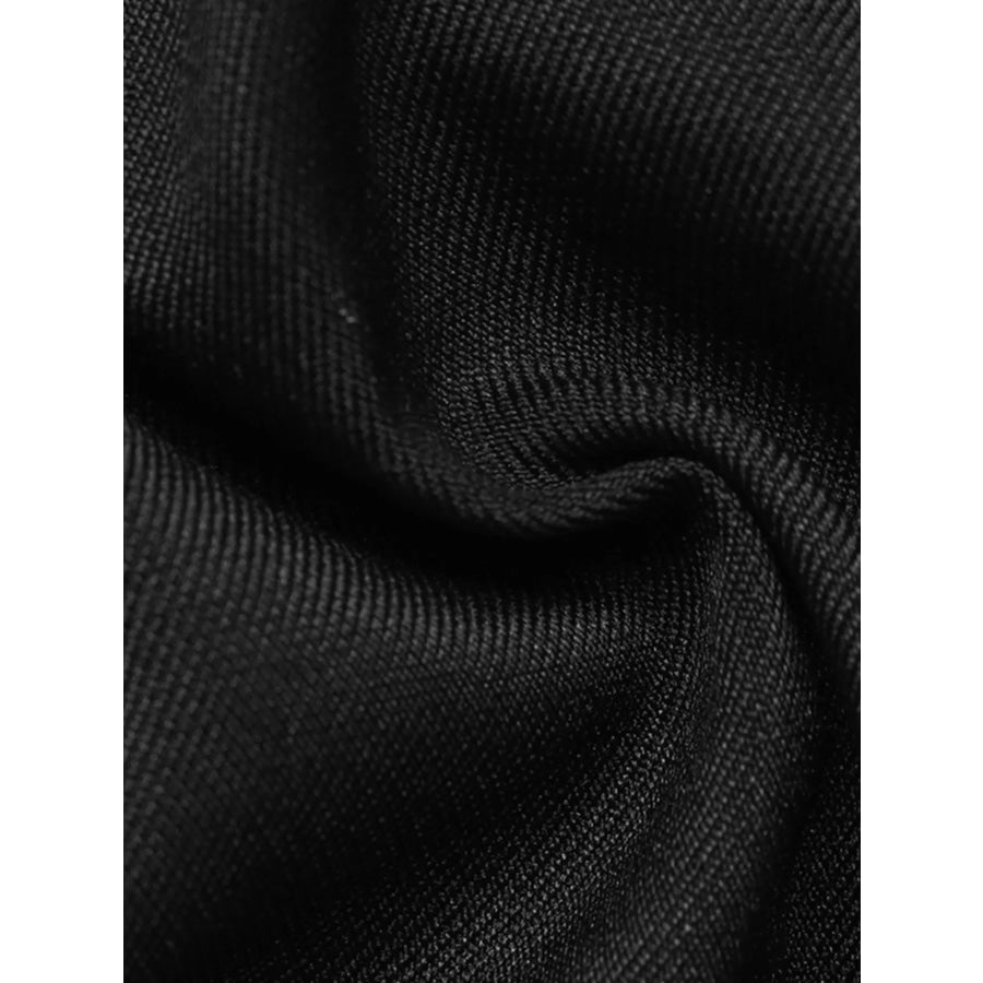 Wide-Leg Pants with Overlap Front Detail Apparel and Accessories