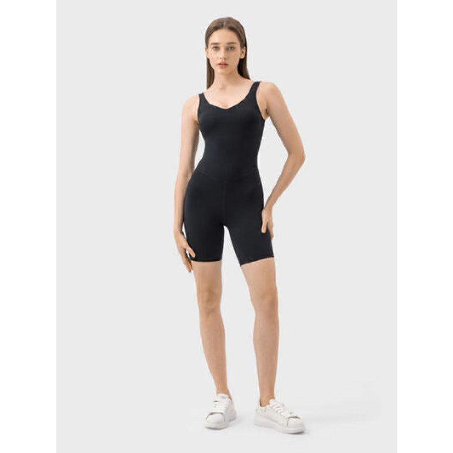 Wide Strap Active Romper Apparel and Accessories