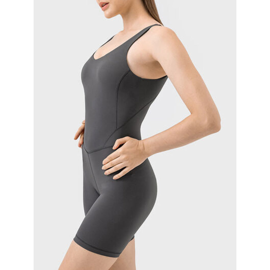 Wide Strap Active Romper Apparel and Accessories