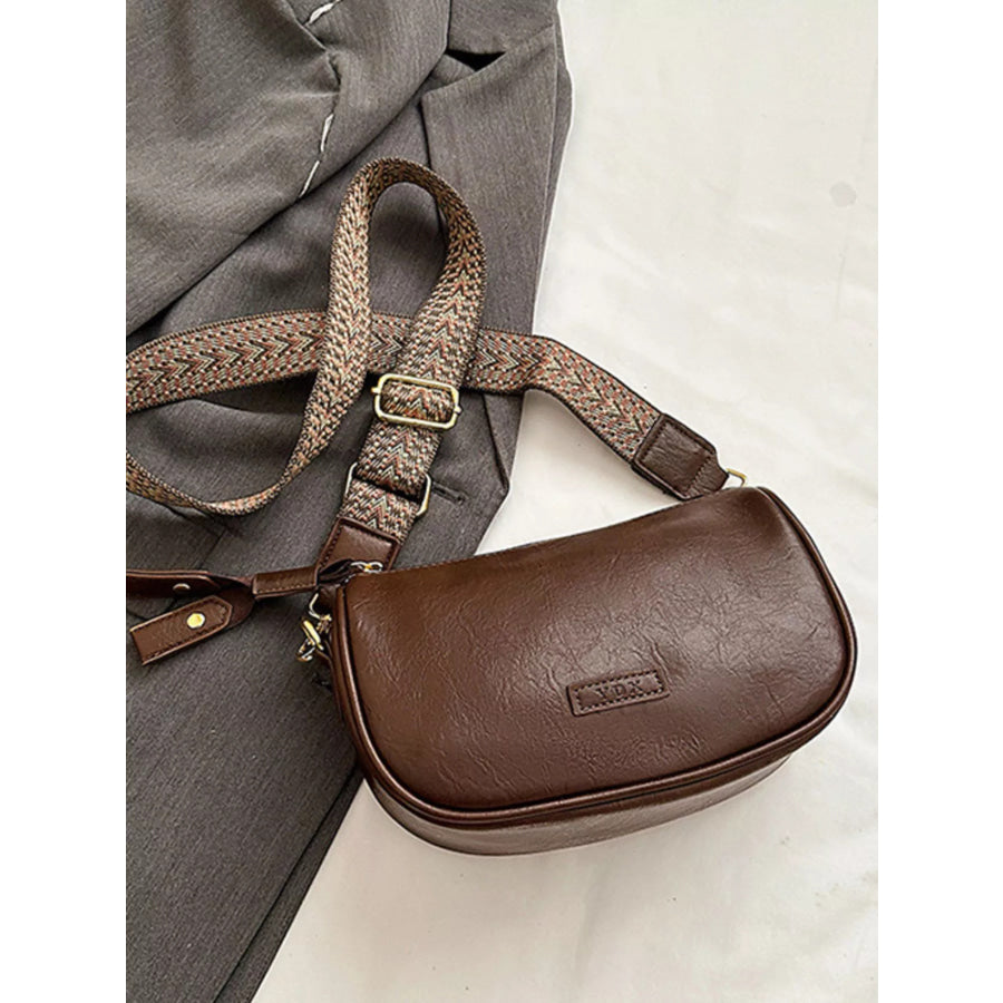 Wide Strap Crossbody Bag Apparel and Accessories