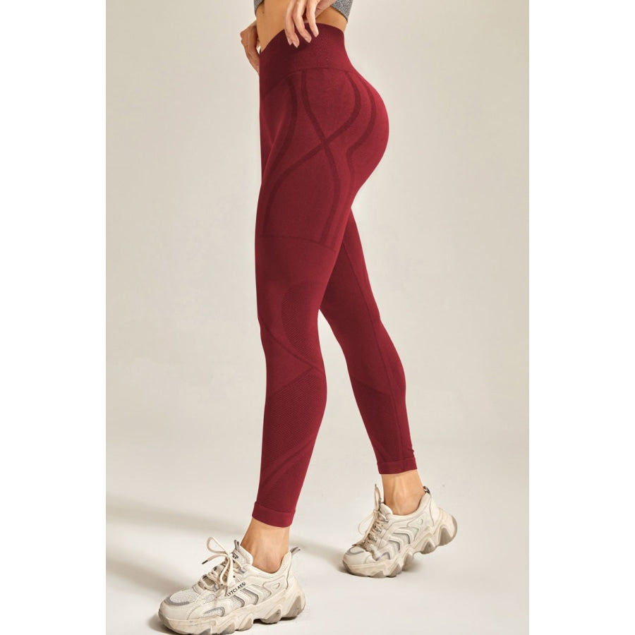 Wide Waistband Long Active Pants