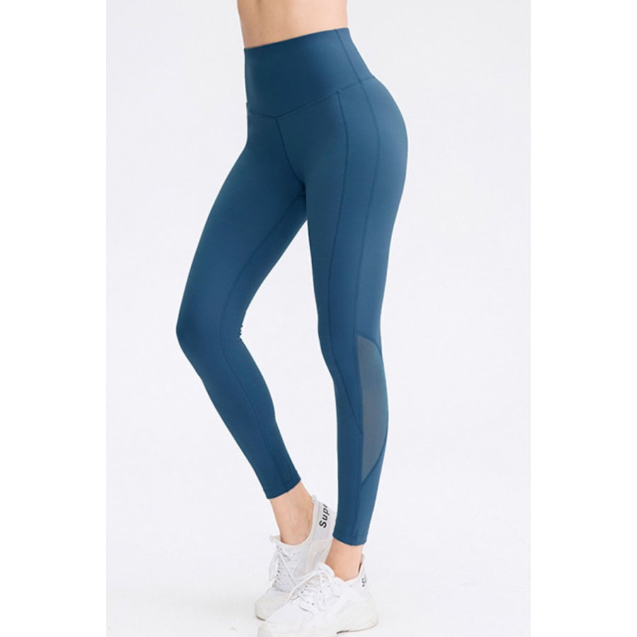 Wide Waistband Slim Fit Long Sports Pants