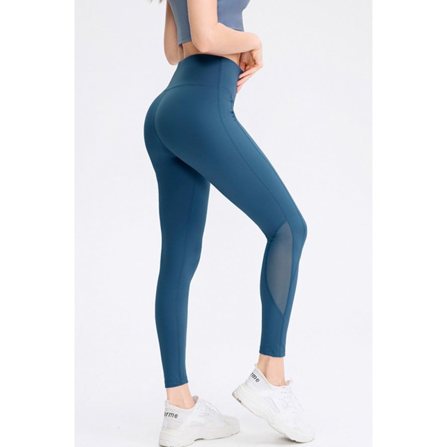 Wide Waistband Slim Fit Long Sports Pants