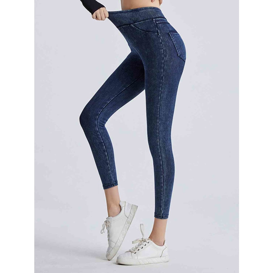 Wide Waistband Sports Leggings