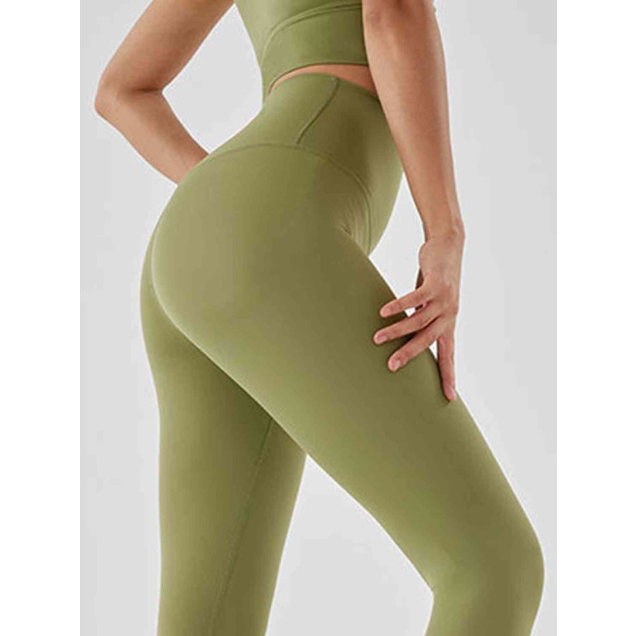 Wide Waistband Sports Leggings