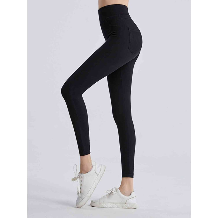 Wide Waistband Sports Leggings