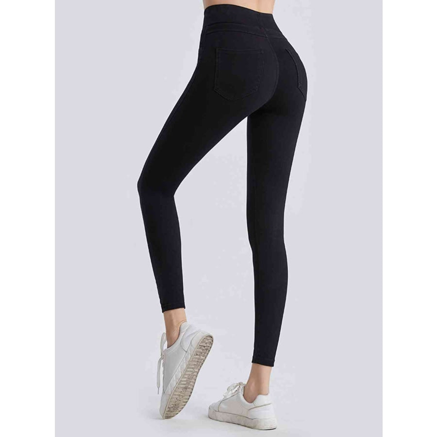 Wide Waistband Sports Leggings