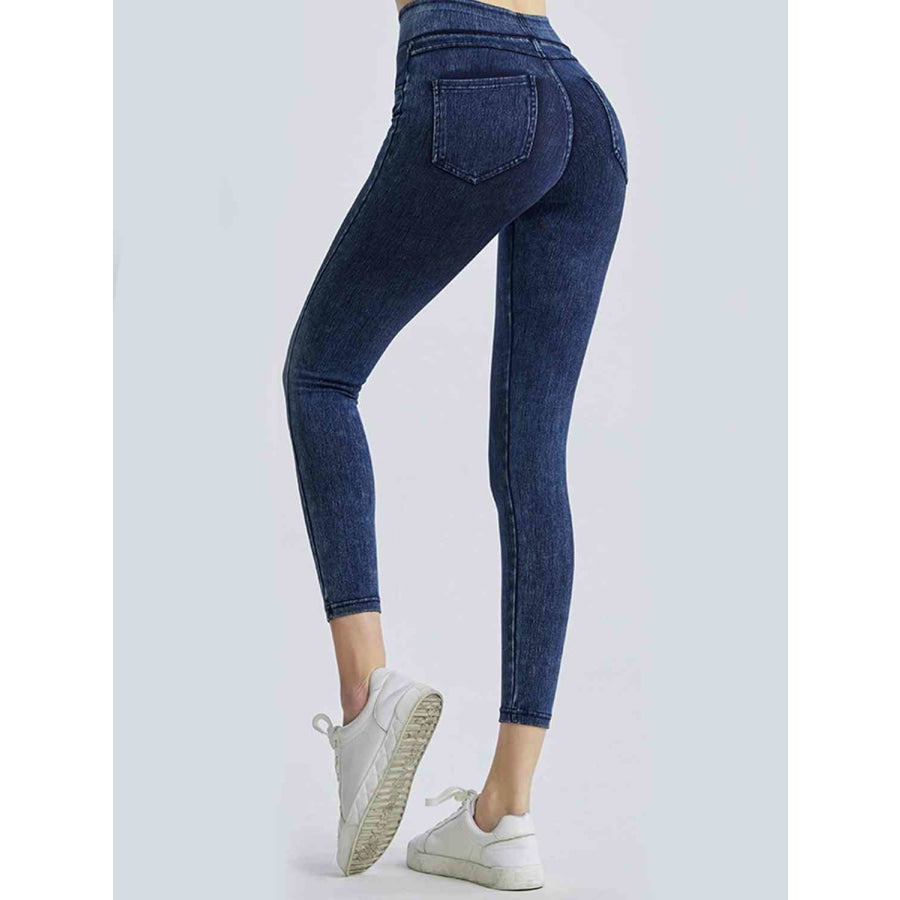 Wide Waistband Sports Leggings