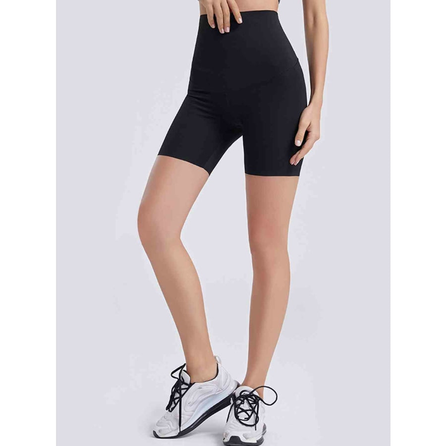 Wide Waistband Sports Shorts