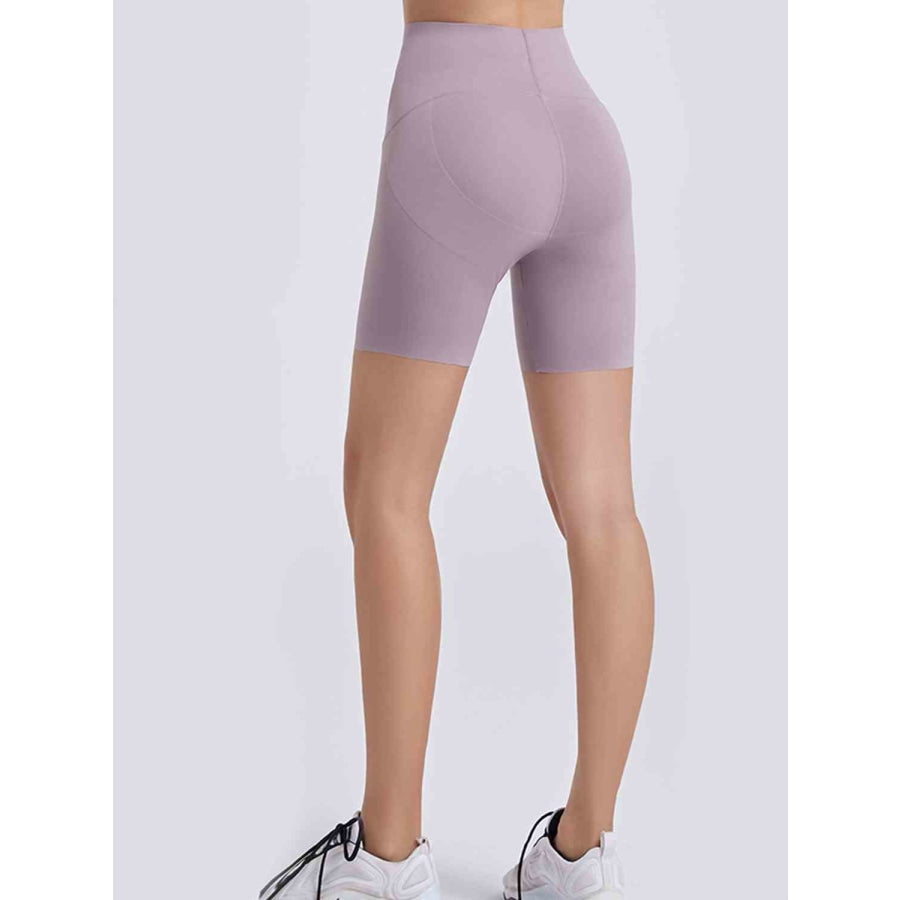 Wide Waistband Sports Shorts