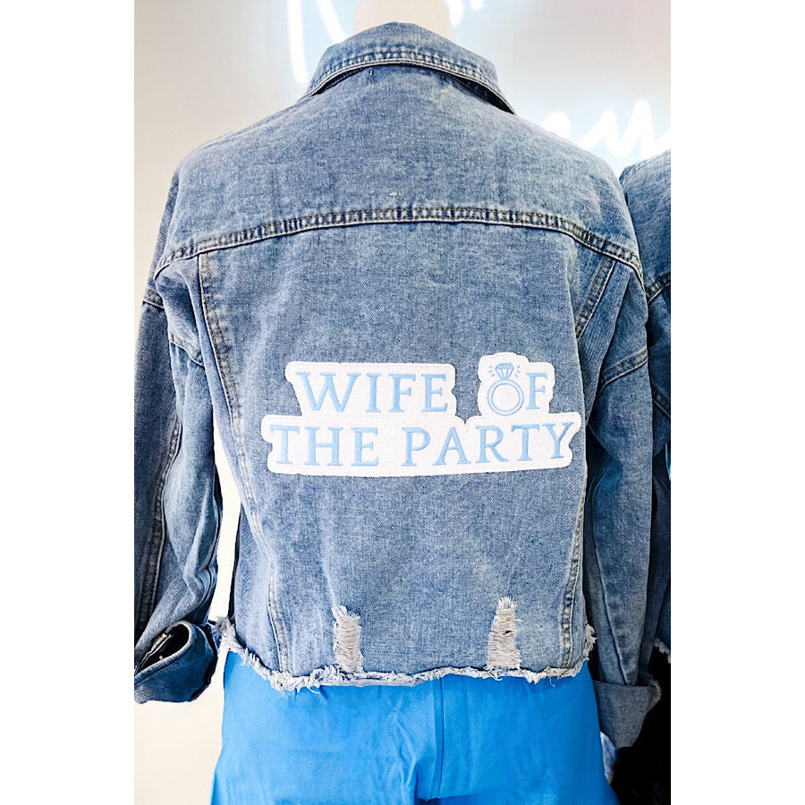 Wife of the Party Denim Jacket WS 501 Jackets