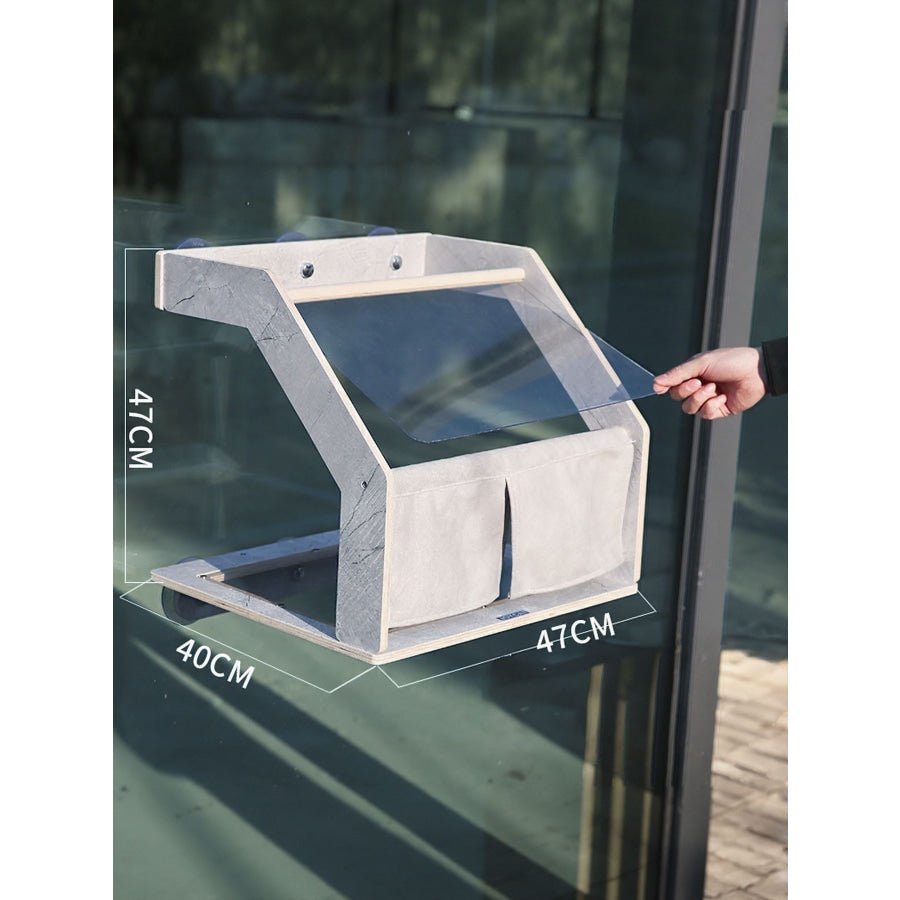 Window Mounted Cat Condos Large Cat Room / One Size Apparel and Accessories