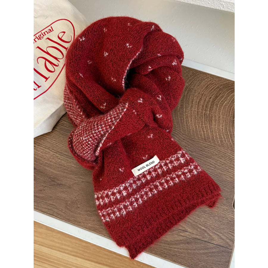 Winter Warm Knitted Scarf Apparel and Accessories