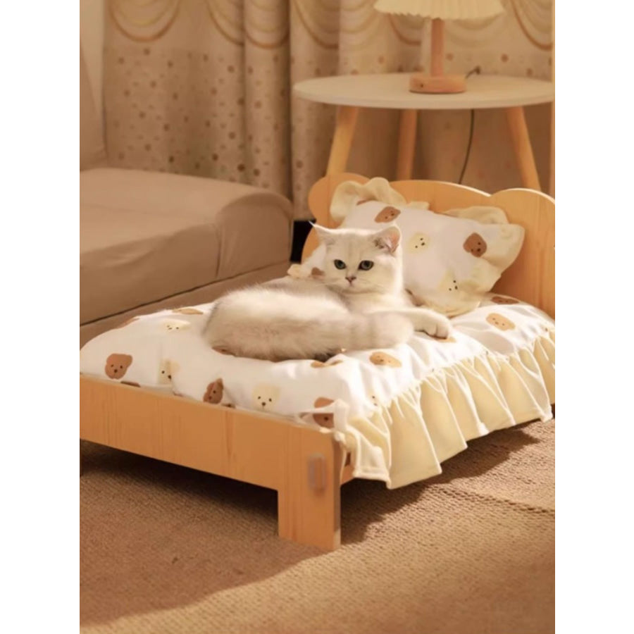 Wooden Pet Bed Apparel and Accessories