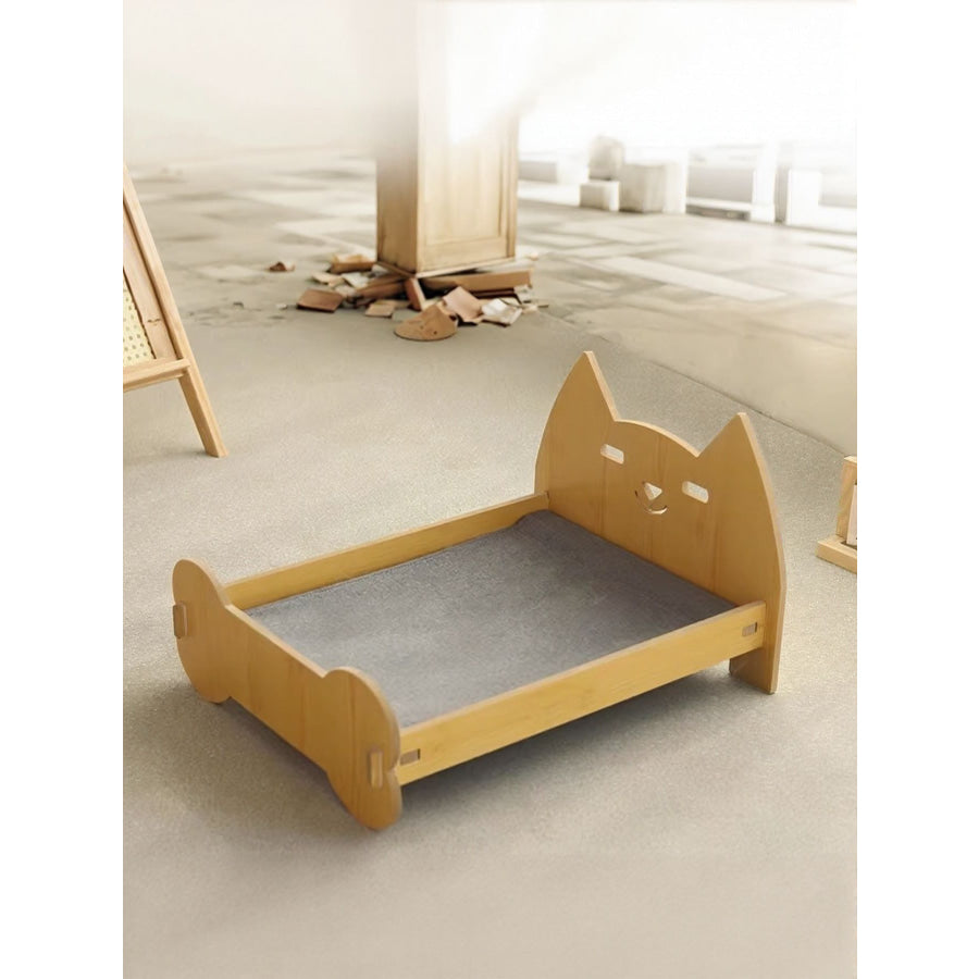 Wooden Pet Bed Dog Bed / S Apparel and Accessories