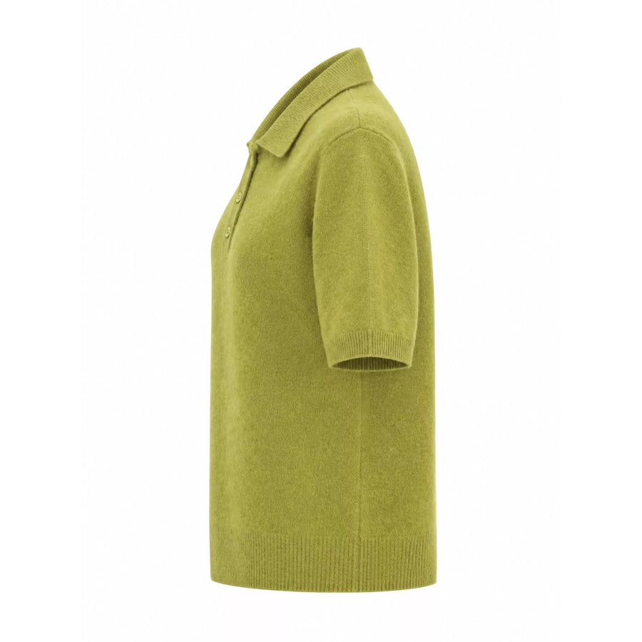 Wool Short-Sleeve knitted Polo Shirt Apparel and Accessories