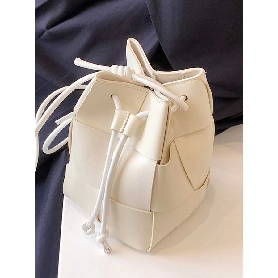 Woven Bucket Crossbody Bag Apparel and Accessories