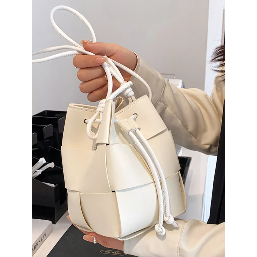 Woven Bucket Crossbody Bag Apparel and Accessories