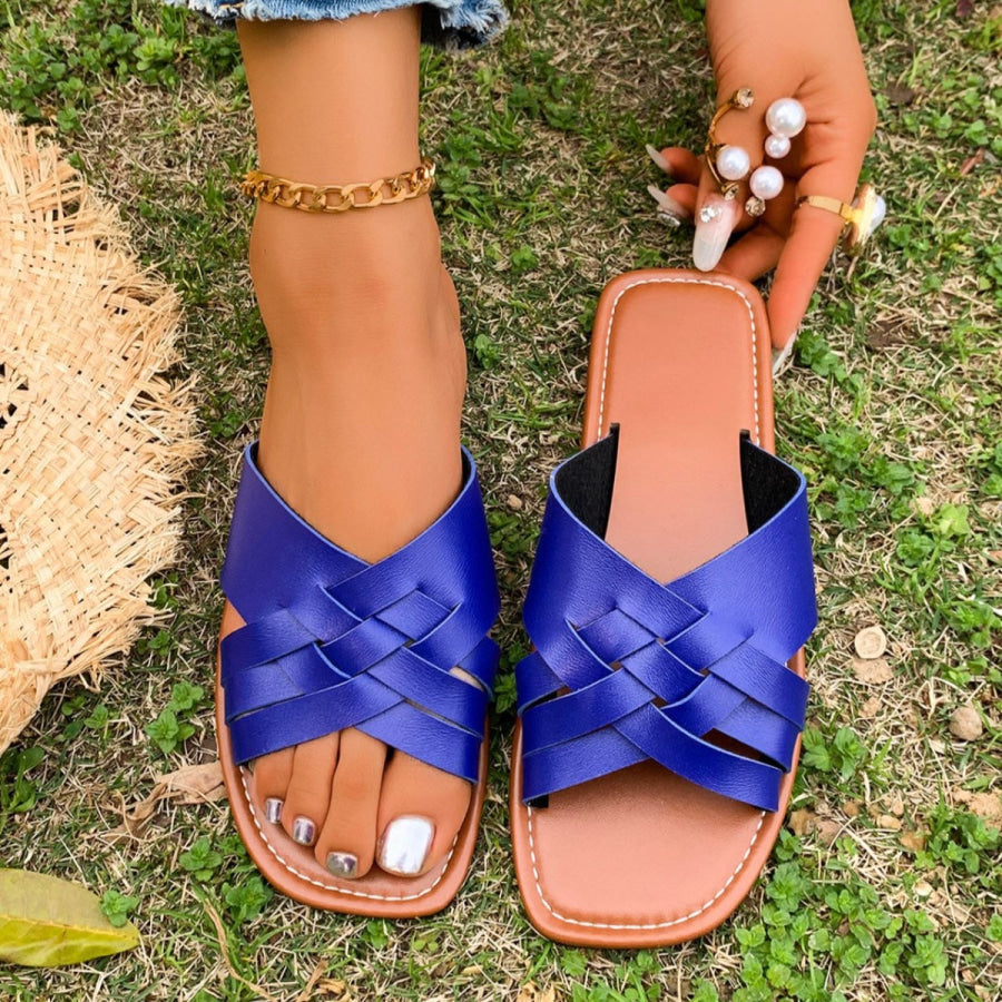 Woven Open Toe Sandals Apparel and Accessories