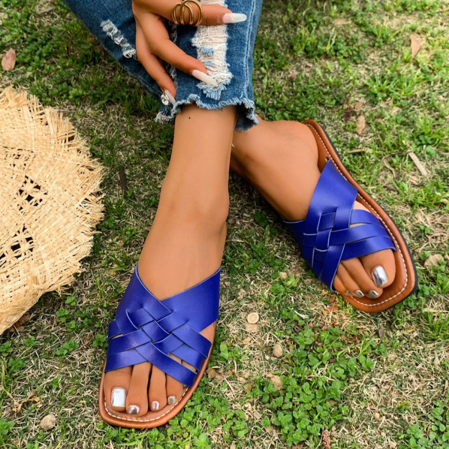 Woven Open Toe Sandals Apparel and Accessories