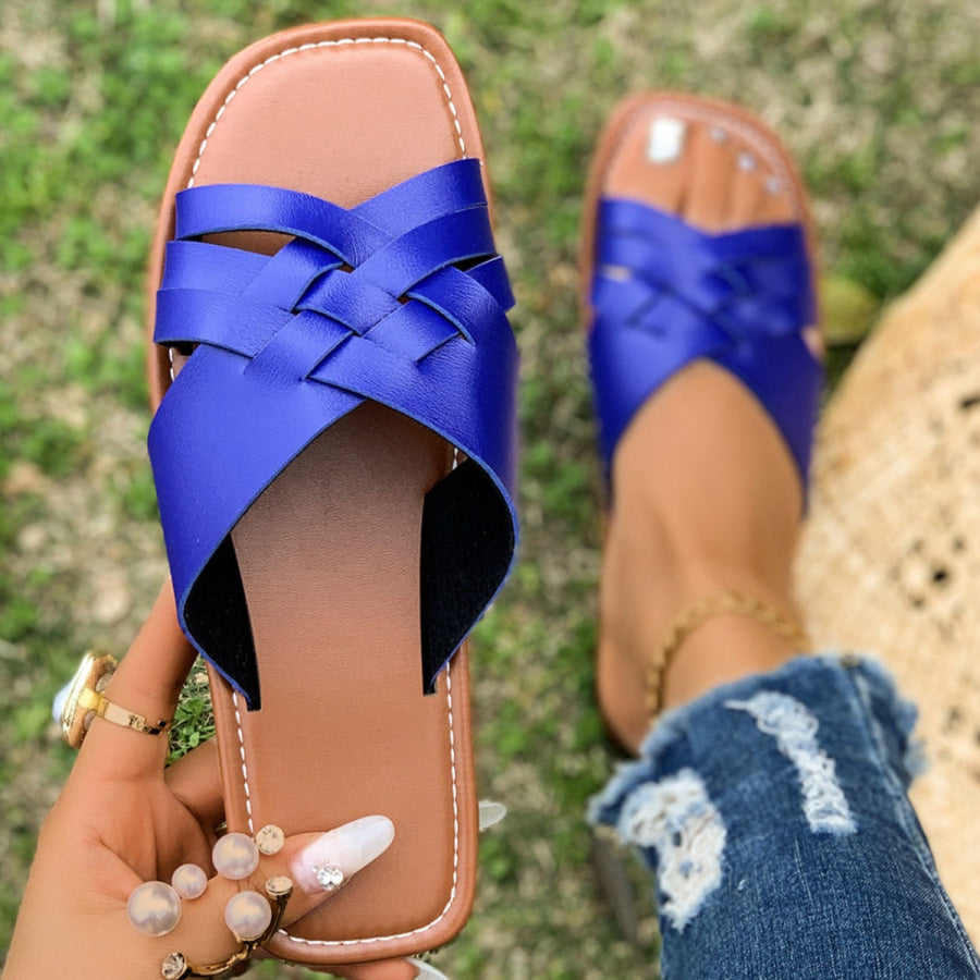 Woven Open Toe Sandals Apparel and Accessories