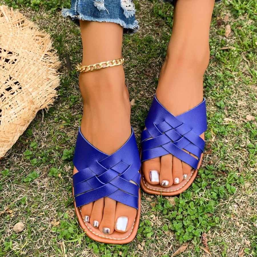 Woven Open Toe Sandals Apparel and Accessories