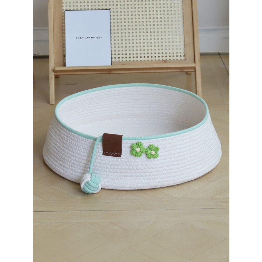 Woven Pet Nest with Toy Ball Nest / S Apparel and Accessories