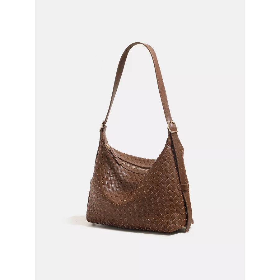 Woven PU Leather Shoulder Bag Apparel and Accessories
