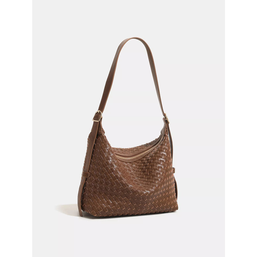 Woven PU Leather Shoulder Bag Apparel and Accessories