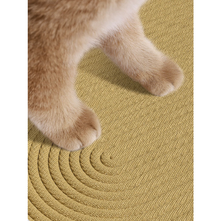 Woven Rope Oval Pet Bed Apparel and Accessories