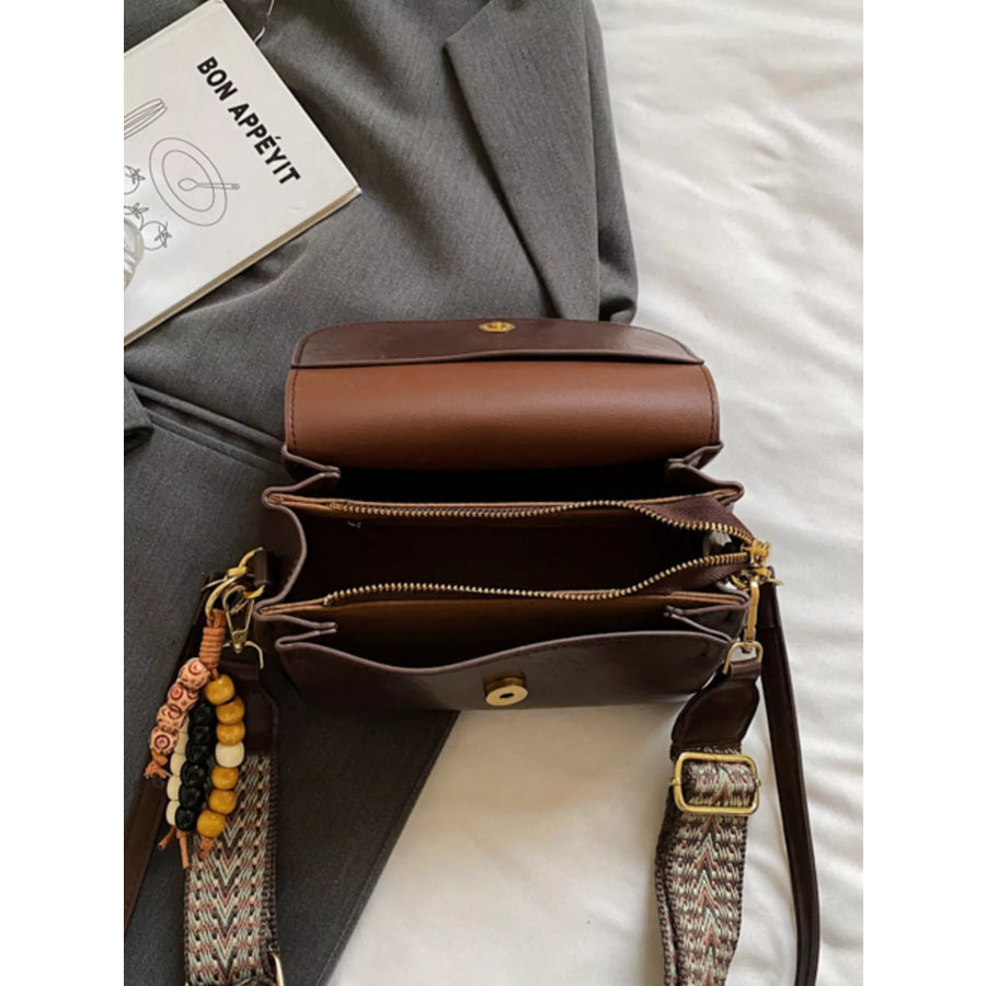 Woven Strap Shoulder Bag Terracotta / ONESIZE Apparel and Accessories