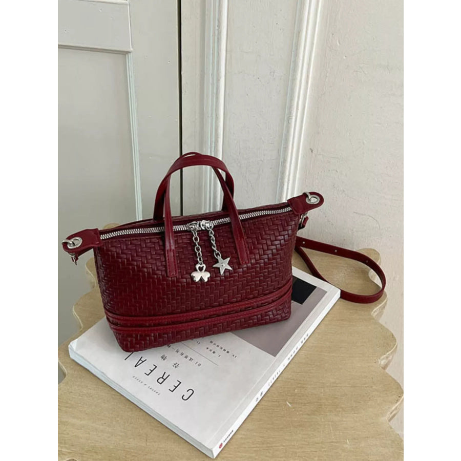Woven Texture Crossbody Bag Apparel and Accessories