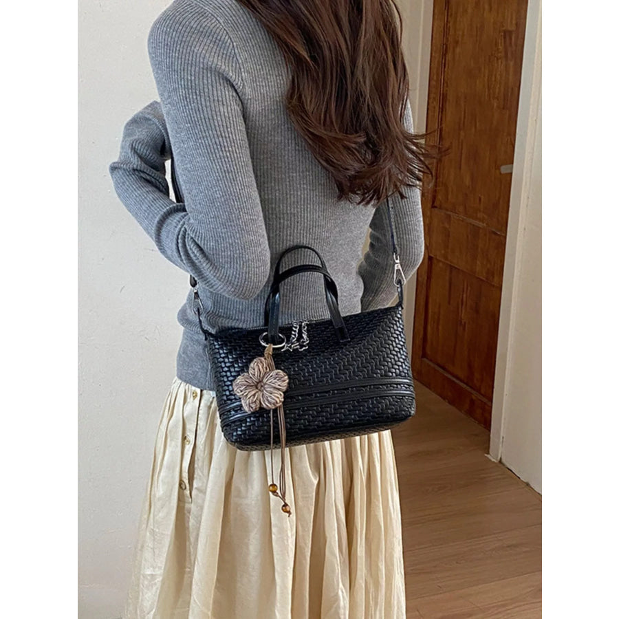 Woven Texture Crossbody Bag Apparel and Accessories