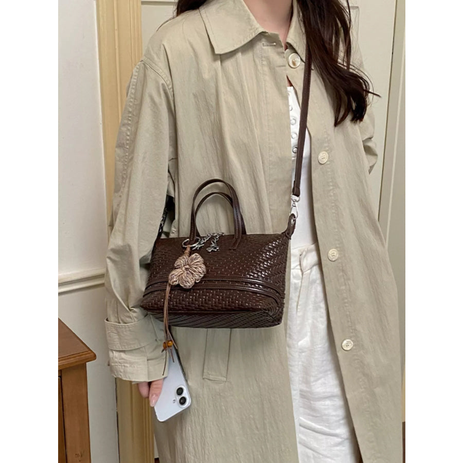 Woven Texture Crossbody Bag Apparel and Accessories