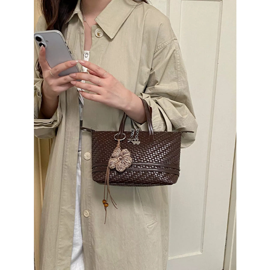 Woven Texture Crossbody Bag Apparel and Accessories