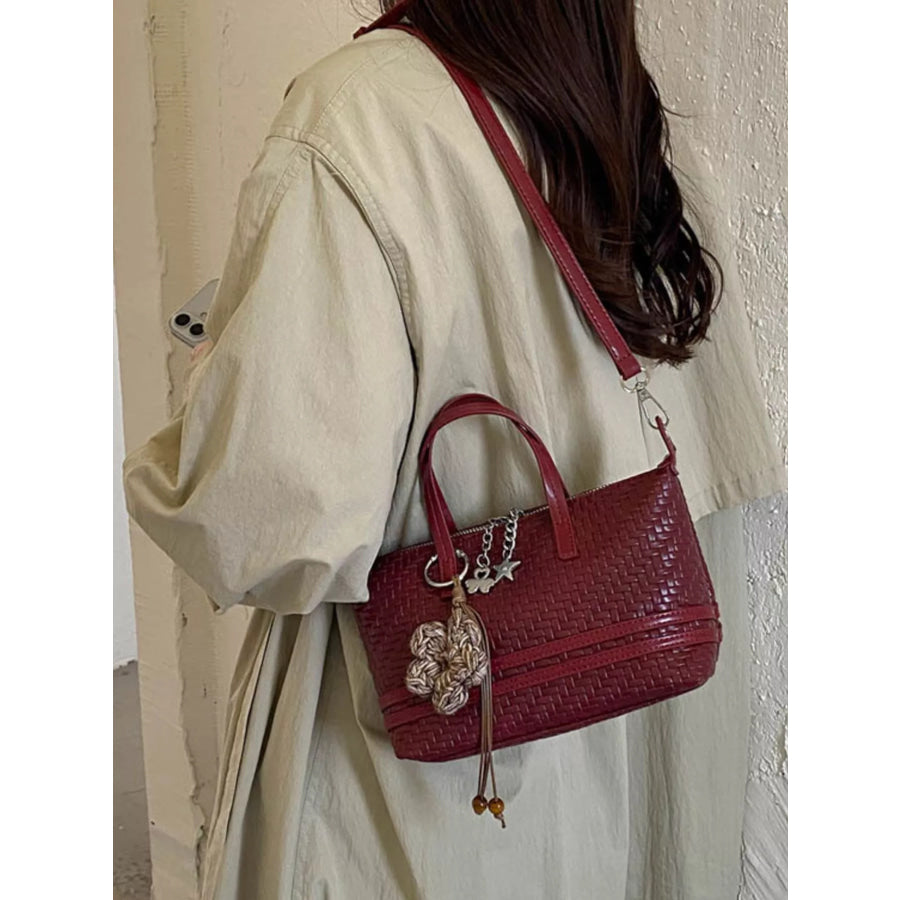 Woven Texture Crossbody Bag Apparel and Accessories