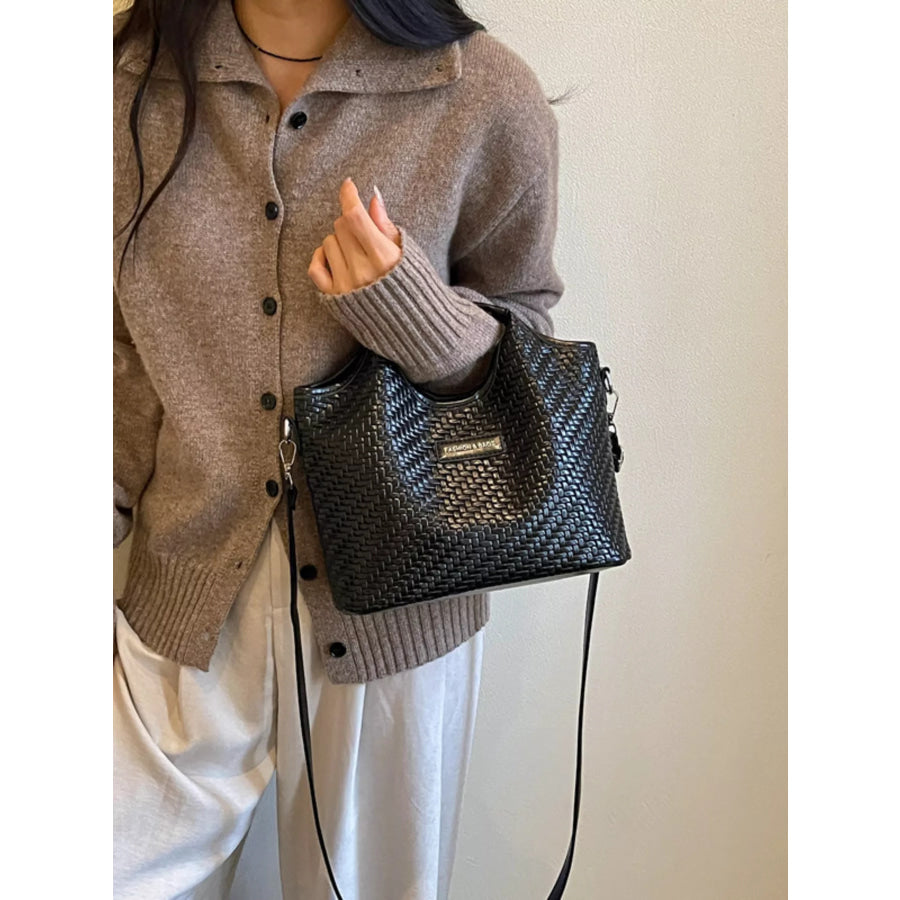 Woven Texture Crossbody Bag Apparel and Accessories