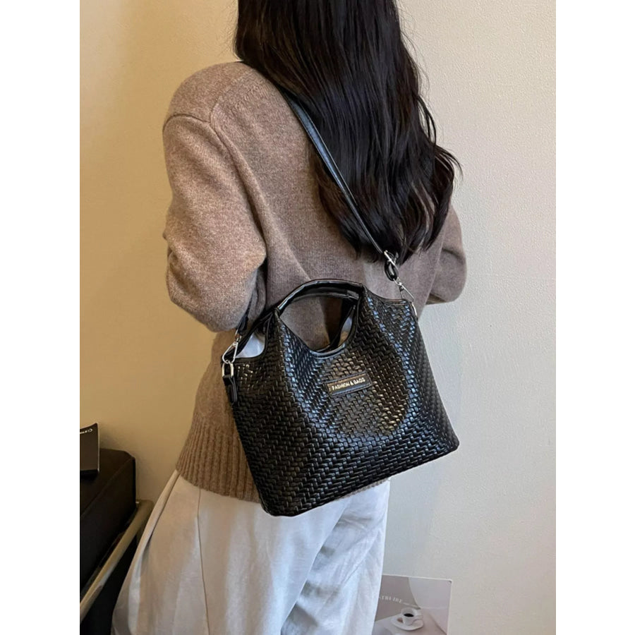 Woven Texture Crossbody Bag Apparel and Accessories