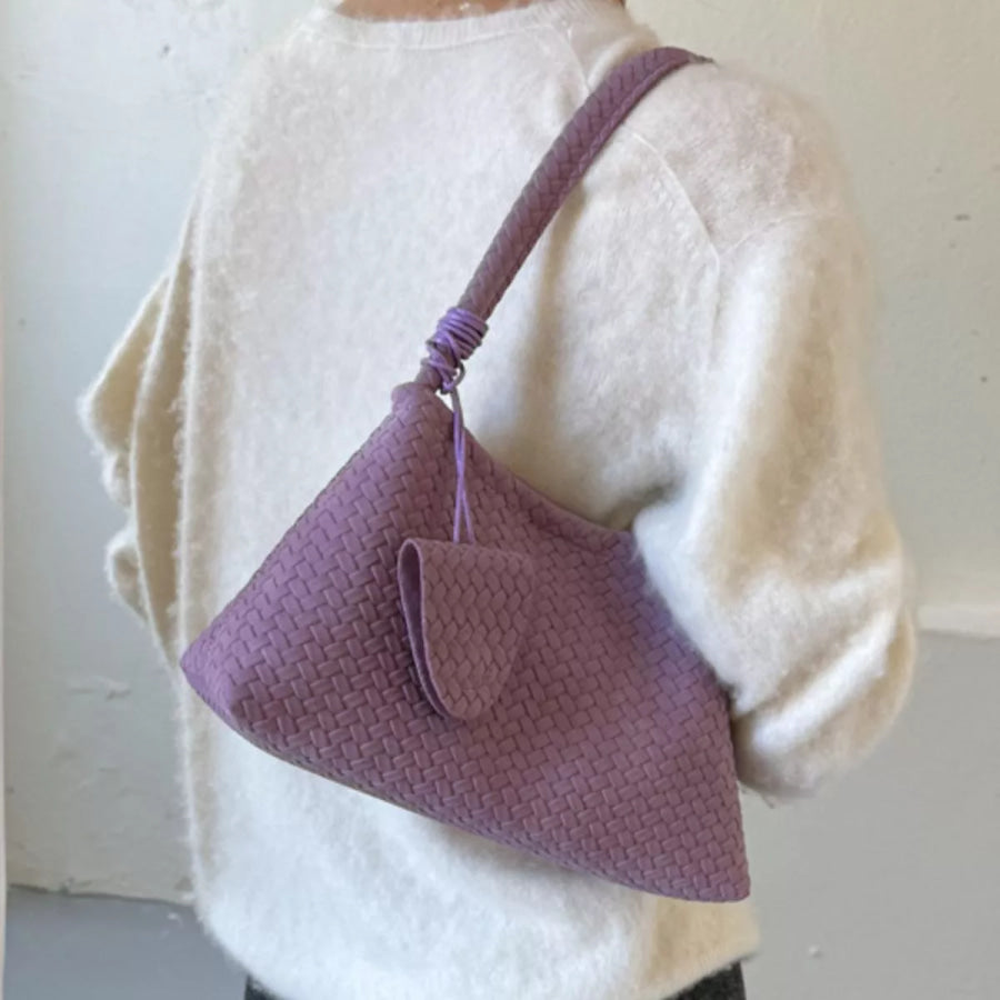 Woven Texture Shoulder Bag Apparel and Accessories